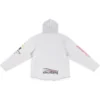 Mikina s kapucí Paris Upside Down Oversized „White“ 698156TMVD19000