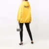 Mikina s kapucí Political Campaign, střední střih „Yellow“ 600583TKVI97442