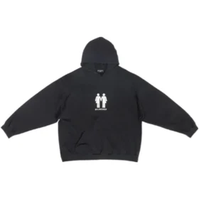 Mikina s kapucí Pride, volný střih „Black“ 651799TMVO31070