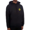 Mikina s kapucí Quest, střední střih „Black“ 600583TLV601000