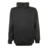Mikina s kapucí s vyšívaným logem „Washed Black“ 570811TKVB58190