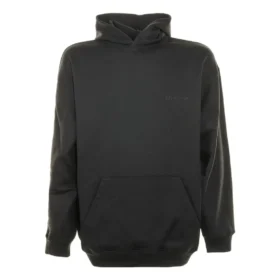 Mikina s kapucí s vyšívaným logem „Washed Black“ 570811TKVB58190