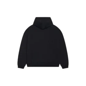Mikina s kapucí Slime, široký střih „Black“ 674986TLVF21069