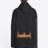 Mikina s kapucí Speed Hunters Upside Down Oversized „Black Faded“ 698156TMVD11000