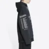 Mikina s kapucí Speed Hunters Upside Down Oversized „Black Faded“ 698156TMVD11000