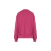 Mikina s kulatým výstřihem a nápisovým logem „Dark Fuchsia“ 697869TMVB50507