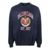 Mikina s kulatým výstřihem a potiskem loga univerzity Est. 1917 „Navy“ 676629TLV908067