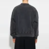 Mikina s kulatým výstřihem a potiskem loga univerzity „Est. 1917“ v provedení „Washed Black“ 697869TMV991000