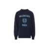 Mikina s kulatým výstřihem a univerzitním znakem „Navy“ 696226T32394640