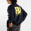 Mikina s kulatým výstřihem FBI „Navy/Yellow“ 676629TLVH14265