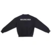 Mikina s kulatým výstřihem, regular fit „Black“ 697869TMVF51070