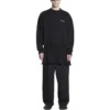 Mikina s kulatým výstřihem, regular fit „Black“ 697869TMVF51070