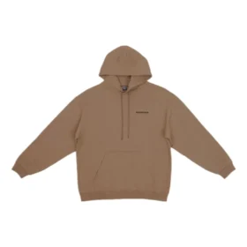 Mikina s logem na zádech, s kapucí, regular fit „Brown“ 600583TMVF57761