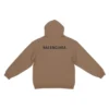 Mikina s logem na zádech, s kapucí, regular fit „Brown“ 600583TMVF57761