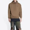 Mikina s logem na zádech, s kapucí, regular fit „Brown“ 600583TMVF57761