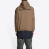 Mikina s logem na zádech, s kapucí, regular fit „Brown“ 600583TMVF57761