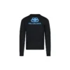 Mikina s propleteným logem BB na zádech „Black Blue“ 583117T14391710