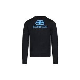 Mikina s propleteným logem BB na zádech „Black Blue“ 583117T14391710