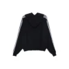 Mikiny s kapucí Balenciaga x adidas Oversized „Black“ 729322TNVN28482