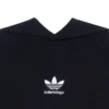 Mikiny s kapucí Balenciaga x adidas Oversized „Black“ 729322TNVN28482