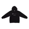 Mikiny s kapucí Balenciaga x WFP, střední střih „Black“ 600583TMVL11070