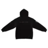 Mikiny s kapucí Balenciaga x WFP, střední střih „Black“ 600583TMVL11070