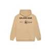 Mikiny s kapucí Balenciaga x World Food Programme, střední střih, „Beige“ 600583TJVK49605