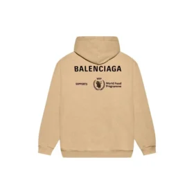 Mikiny s kapucí Balenciaga x World Food Programme, střední střih, „Beige“ 600583TJVK49605