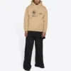 Mikiny s kapucí Balenciaga x World Food Programme, střední střih, „Beige“ 600583TJVK49605