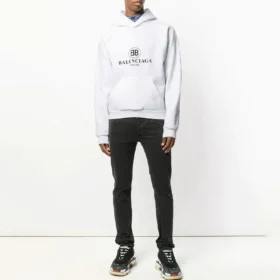 Mikiny s kapucí BB Mode „White“ 508118TYK849000
