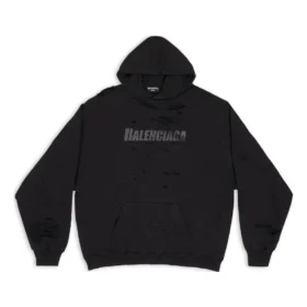 Mikiny s kapucí Caps Destroyed „Black“ 659403TKVB61781