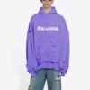 Mikiny s kapucí Caps Destroyed „Purple“ 659403TKVB63078