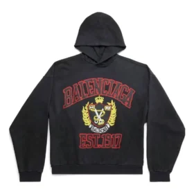 Mikiny s kapucí DIY College „Black“ 744463TOVK21055