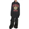 Mikiny s kapucí DIY College „Black“ 744463TOVK21055
