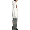 Mikiny s kapucí DIY College „White“ 744463TOVK29012