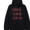 Mikiny s kapucí Free Your Mind „Black“ 641529TJU791000