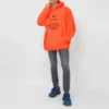 Mikiny s kapucí „Hi My Name Is“ „Fluorescent Orange Black“ 651799TKVK57513