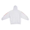 Mikiny s kapucí Metallica Oversized Fit „Dirty White Orange“ 697879TMV890901