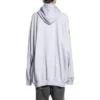 Mikiny s kapucí Metallica Oversized Fit „Dirty White Orange“ 697879TMV890901
