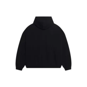 Mikiny s kapucí Qixi Wide Fit „Black“ 674986TLVC21070