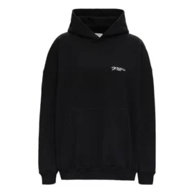 Mikiny s kapucí SS21 Logo otton „Black“ 620947TKV871070