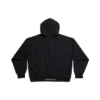 Mikiny s kapucí, střední střih „Black Faded“ 742603TOVF39034