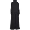 Mikiny s kapucí, střední střih „Black Faded“ 742603TOVF39034