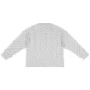 Mini kardigan s celoplošným logem „Light Grey White“ 699822T32331461