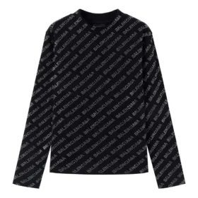 Mini svetr s celoplošným potiskem „Black“ 730402TNVQ91073