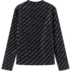 Mini svetr s celoplošným potiskem „Black“ 730402TNVQ91073