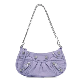 Mini taška Le Cagole s řetízkem „Lilac“ 6958141VG9Y5304