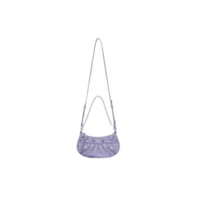 Mini taška Le Cagole s řetízkem „Lilac“ 6958141VG9Y5304