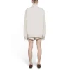 Minimalistická bundy „Beige“ 746473TNQ259441