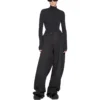 Minimalistické Cargo kalhoty „Black“ 746509TKP271000